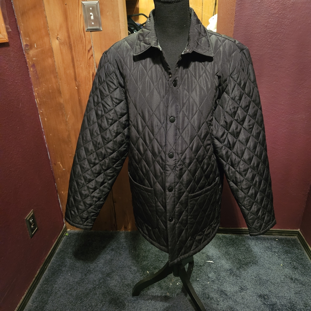 Nomad Men's Black Quilted Jacket size large